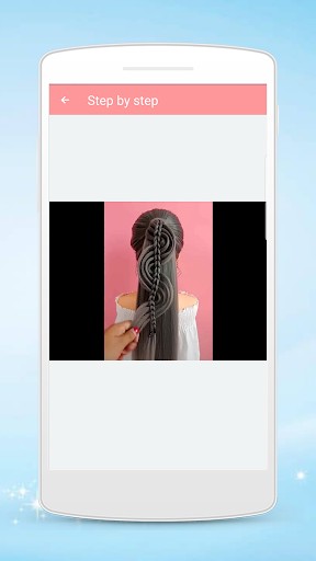 Hairstyles step by step screenshot
