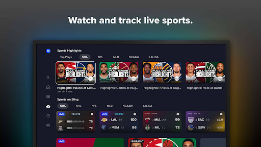 Sling: Live TV + Freestream screenshot