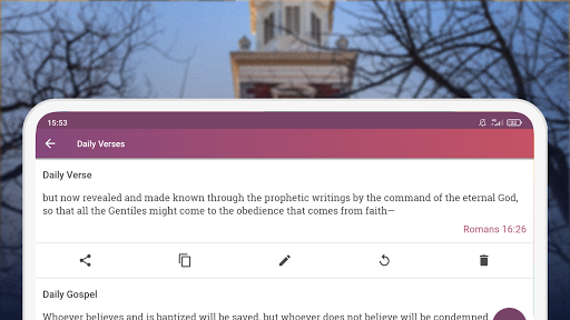 NIV Bible version, Offline app screenshot