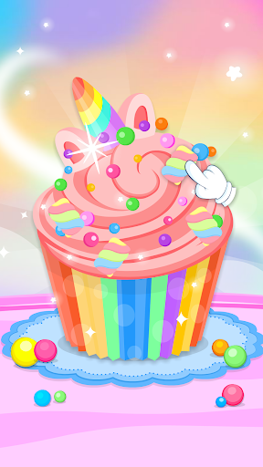 Unicorn Cake Cooking Games 2-6 screenshot