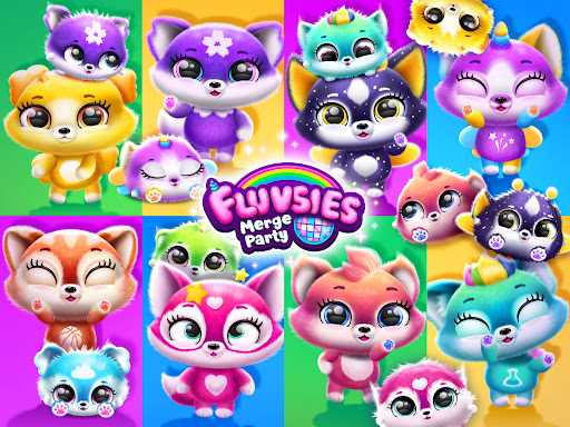 Fluvsies Merge Party screenshot