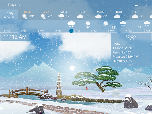 YoWindow Weather and wallpaper screenshot