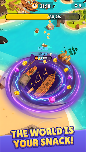 Hole.io screenshot