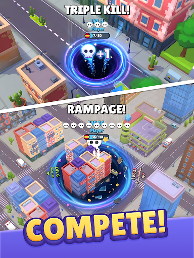 Hole.io screenshot