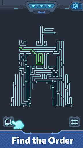 Neon Lines: Tap & Clear screenshot