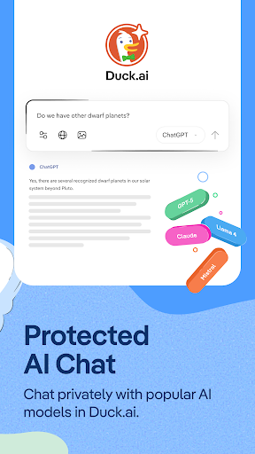 DuckDuckGo, Duck.ai, & VPN screenshot