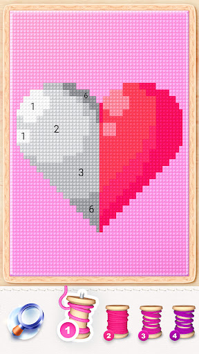 Magic Cross Stitch: Pixel Art screenshot