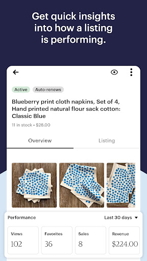 Etsy Seller: Manage Your Shop screenshot