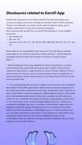 Earnifi: Early Pay. Fast Money screenshot