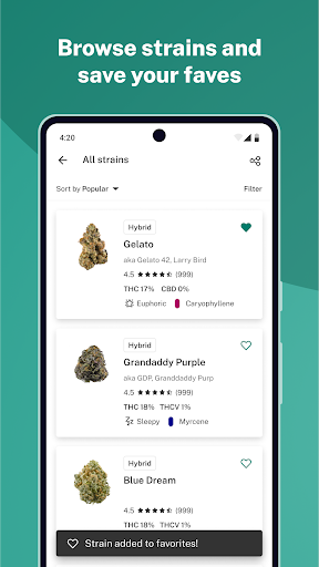 Leafly: Find Cannabis and CBD screenshot