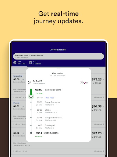Trainline: Train travel Europe screenshot