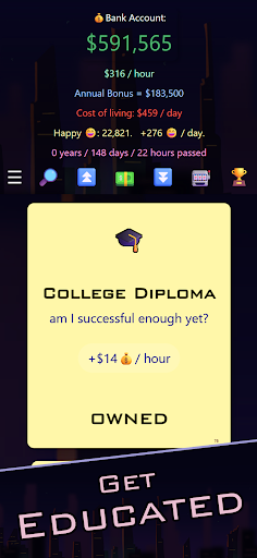 Idle Trillionaire: Money Game screenshot