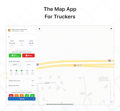 TruckMap - Truck GPS Routes screenshot