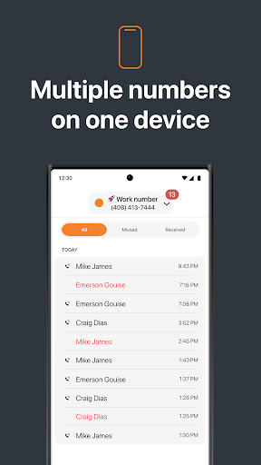 Phoner: Second Phone Number screenshot