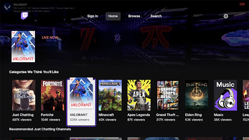Twitch: Live Streaming screenshot
