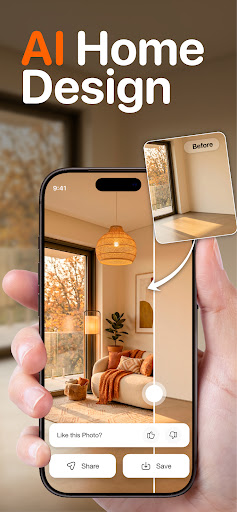 SnapHome: AI Interior Design screenshot