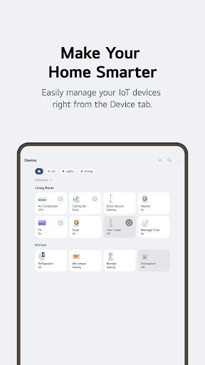 LG ThinQ screenshot