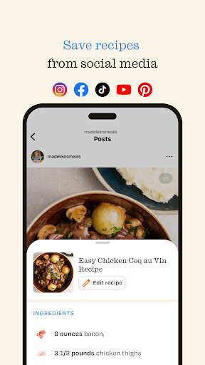 ReciMe: Recipes & Meal Planner screenshot