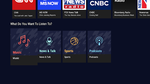 TuneIn Radio: Music & Sports screenshot