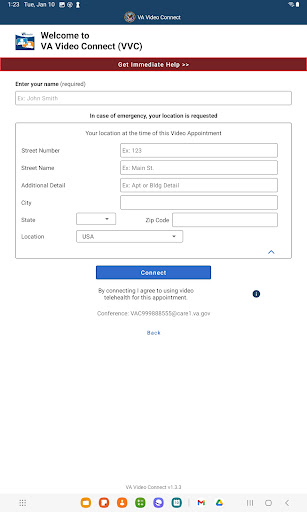 VA Video Connect screenshot