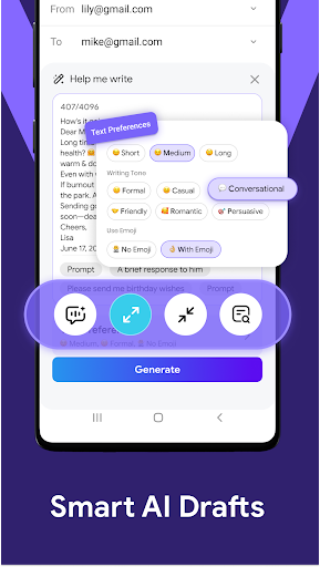 Email: Fast, Manage All Mails screenshot