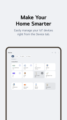 LG ThinQ screenshot