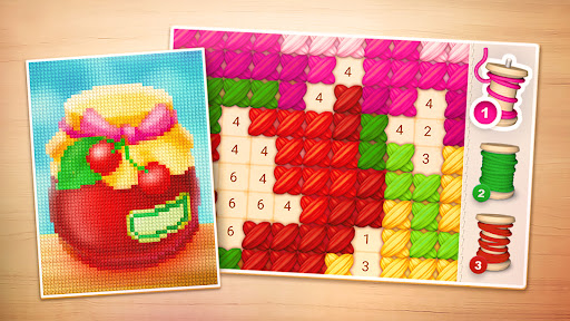 Magic Cross Stitch: Pixel Art screenshot