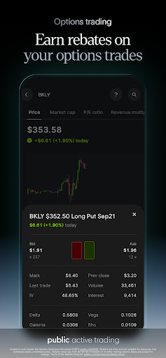 Public – Stocks and Options screenshot