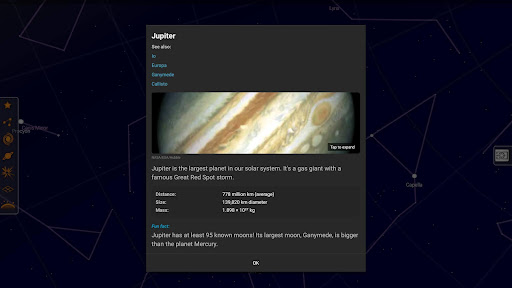 Sky Map screenshot