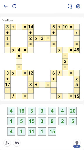 Crossmath® - Math Puzzle Games screenshot