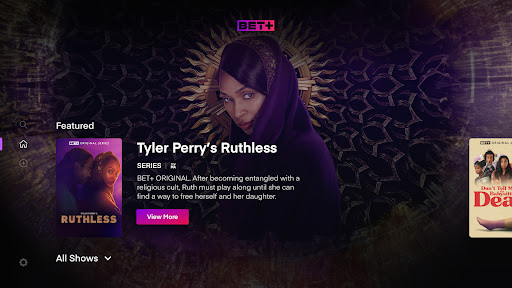 BET+ screenshot