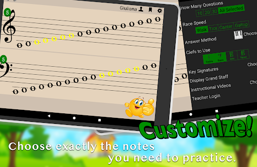 Flashnote Derby- music notes! screenshot