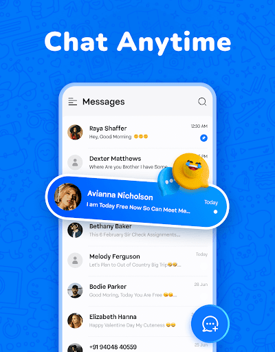Messages screenshot