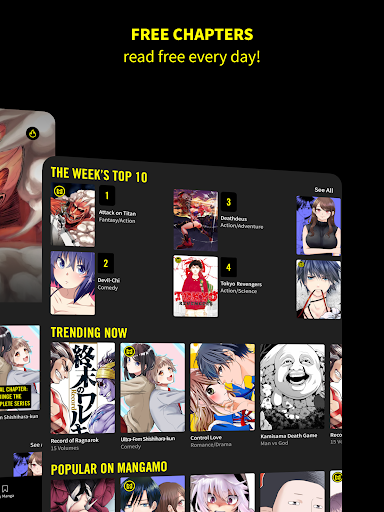Mangamo Manga & Comics screenshot