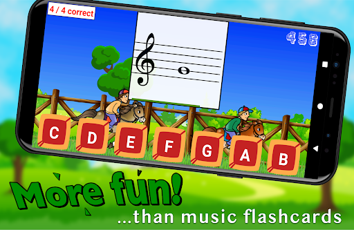 Flashnote Derby- music notes! screenshot
