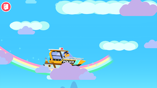 Dinosaur Police Car Games kids screenshot