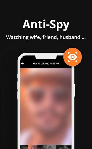Intruder selfie Who spying me screenshot