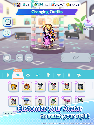 Disney Pixel RPG screenshot