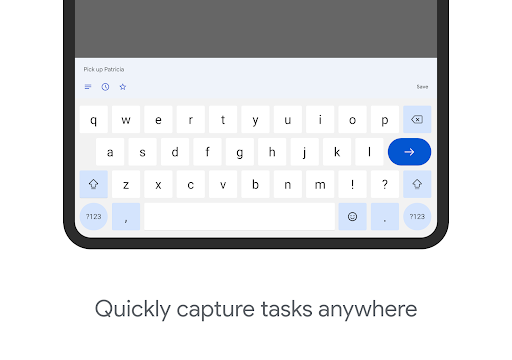 Google Tasks screenshot