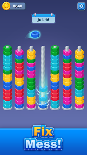 Nuts Factory: Sort Puzzle screenshot