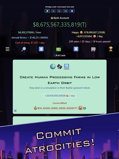 Idle Trillionaire: Money Game screenshot