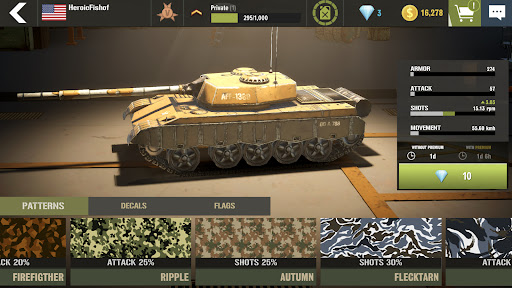 War Machines：Tanks Battle Game screenshot