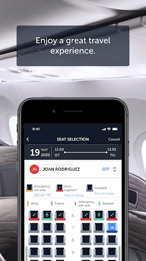 Turkish Airlines Flight Ticket screenshot
