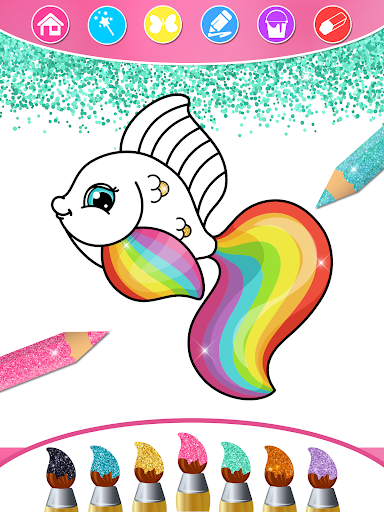 Princess Coloring Book & Games screenshot
