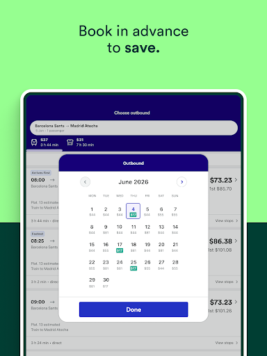 Trainline: Train travel Europe screenshot