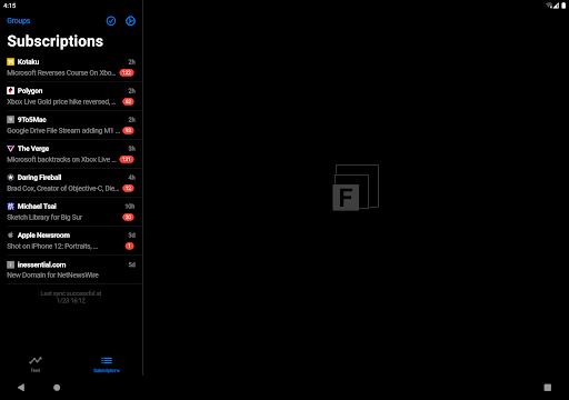 Fluent Reader Lite - RSS Clien screenshot