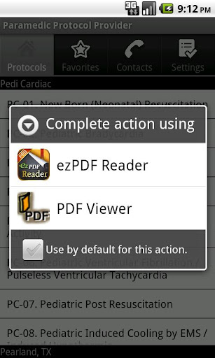 Paramedic Protocol Provider screenshot