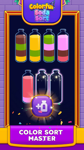 Colorful Soda Sort screenshot