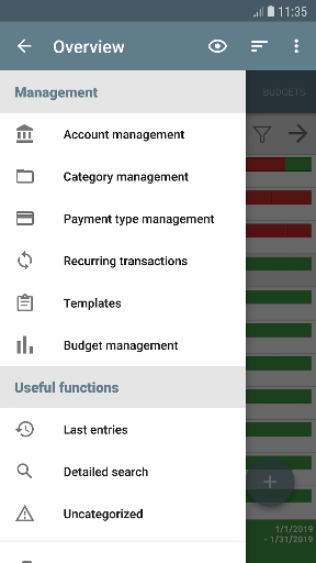 My Budget Book screenshot
