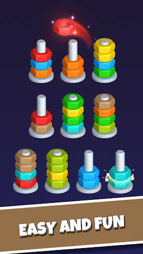 Nut Sort-Color Puzzle Game screenshot